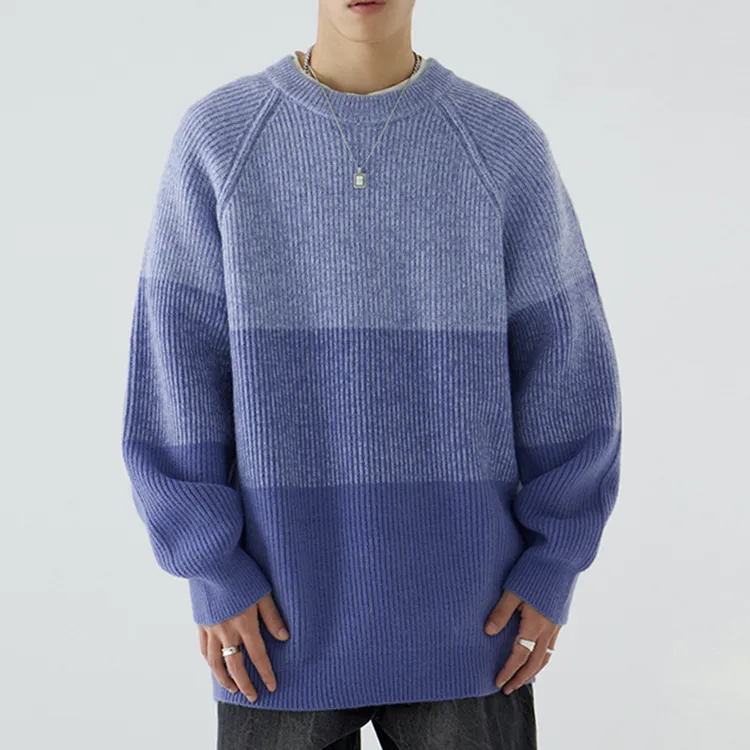 custom-mens-oversized-ribbed-wool-blend-pullover-purple