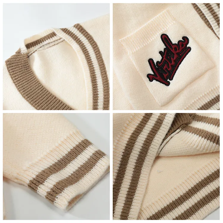 custom-men-s-chenille-embroidery-bear-cardigan-knitting-details