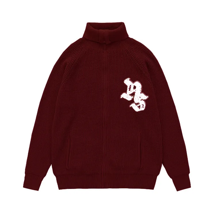 custom-men-s-ribbed-knit-full-zip-jacket-red