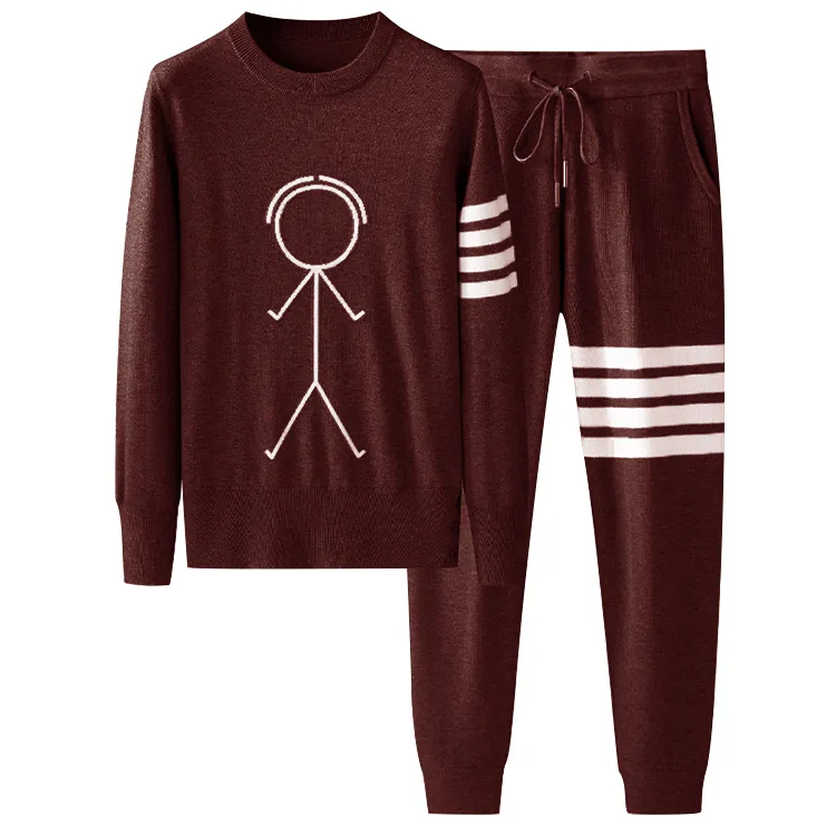 custom-knit-tracksuit-set-striped-preppy-style-red