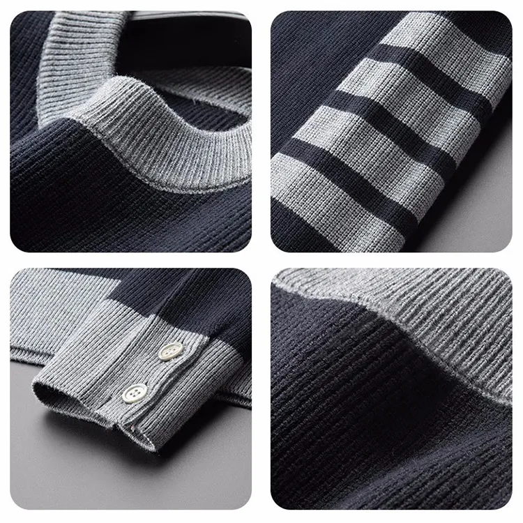 custom-four-bar-stripe-knit-tracksuit-set-knitting-details