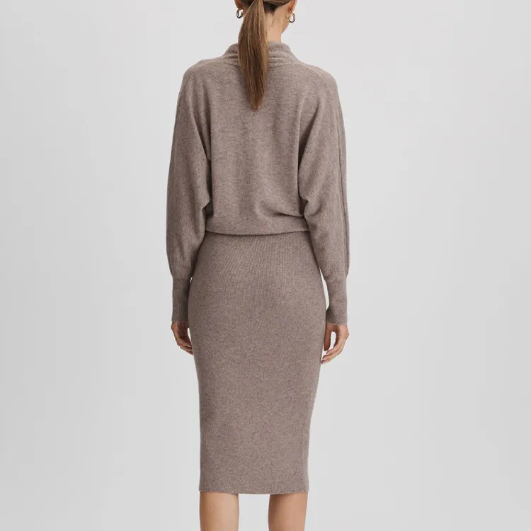 custom-v-neck-ribbed-knit-midi-sweater-dress-back