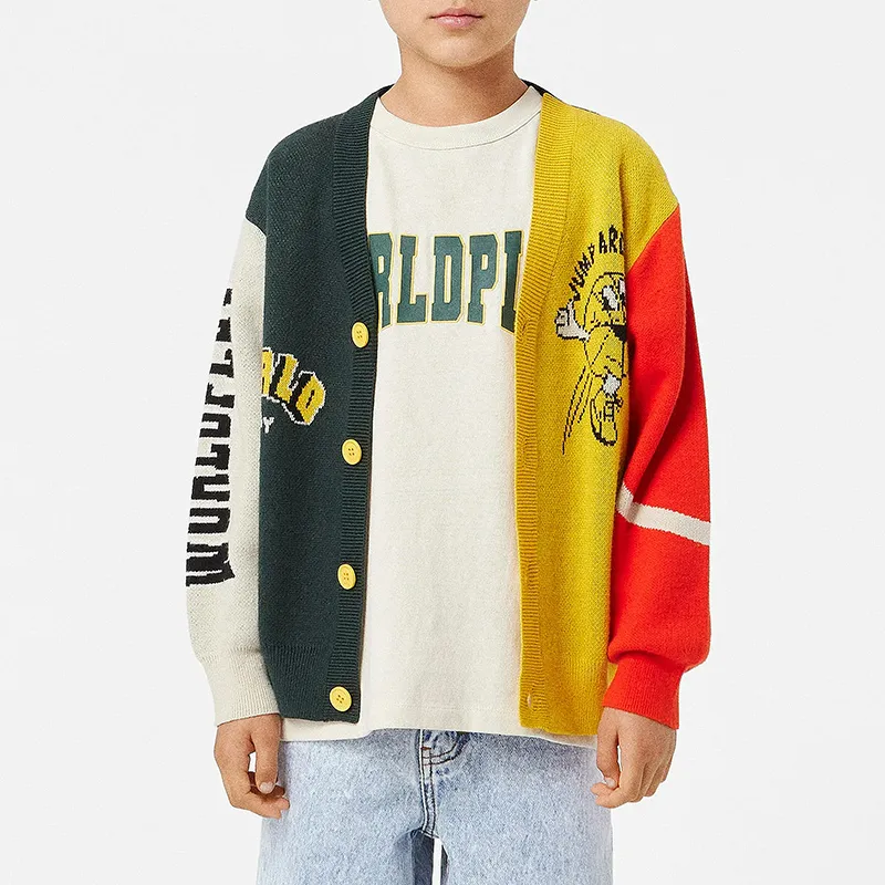 custom-kids-v-neck-graphic-intarsia-cardigan-front