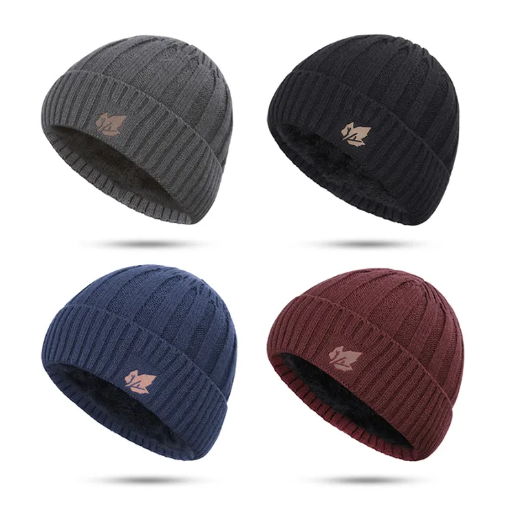 custom-unisex-chunky-rib-knit-cuffed-beanie-flat-display