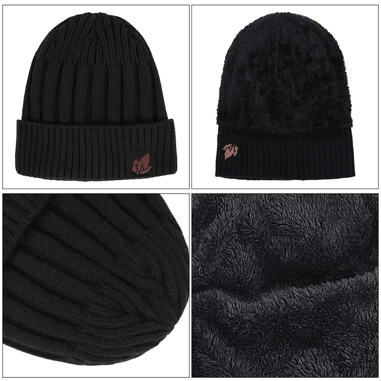 custom-unisex-chunky-rib-knit-cuffed-beanie-knitting-details