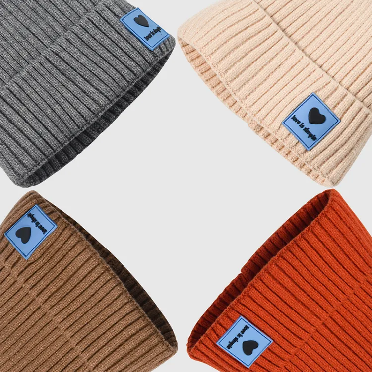 custom-unisex-rib-knit-cuffed-beanie-logo-patch-flat-display