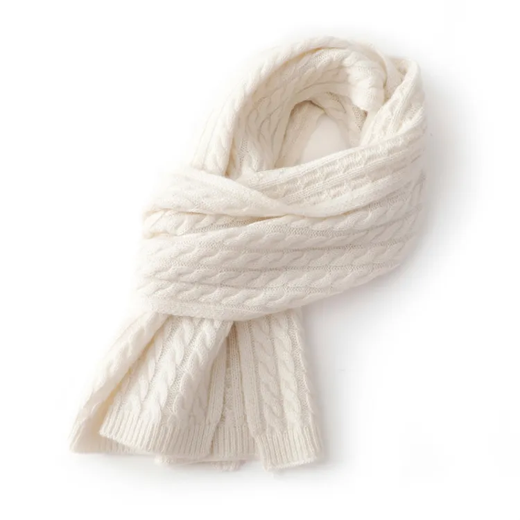 custom-cable-knit-winter-scarf-white