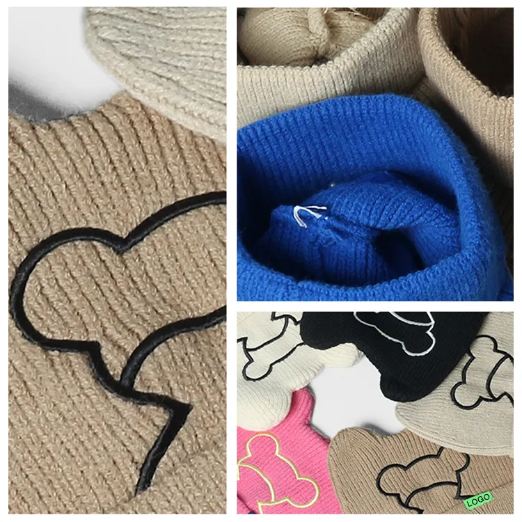 custom-cute-bear-ear-beanie-hat-knittiing-details