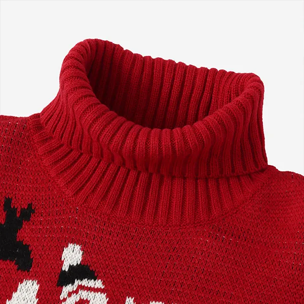 custom-merry-christmas-reindeer-mock-neck-sweater-collar-details