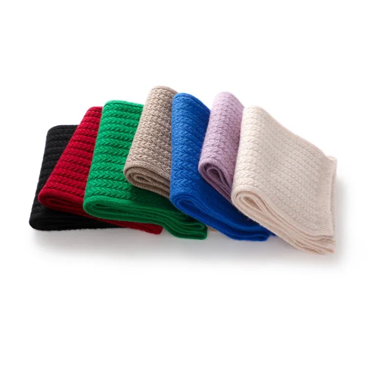 custom-ribbed-knit-winter-scarf-flat-display