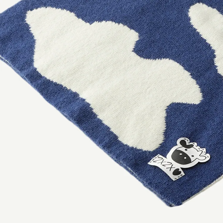 custom-cow-print-knit-scarf-knitting-details