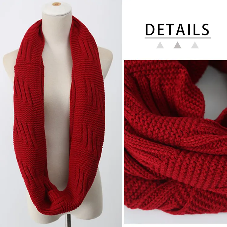 custom-geometric-cable-knit-infinity-scarf-details