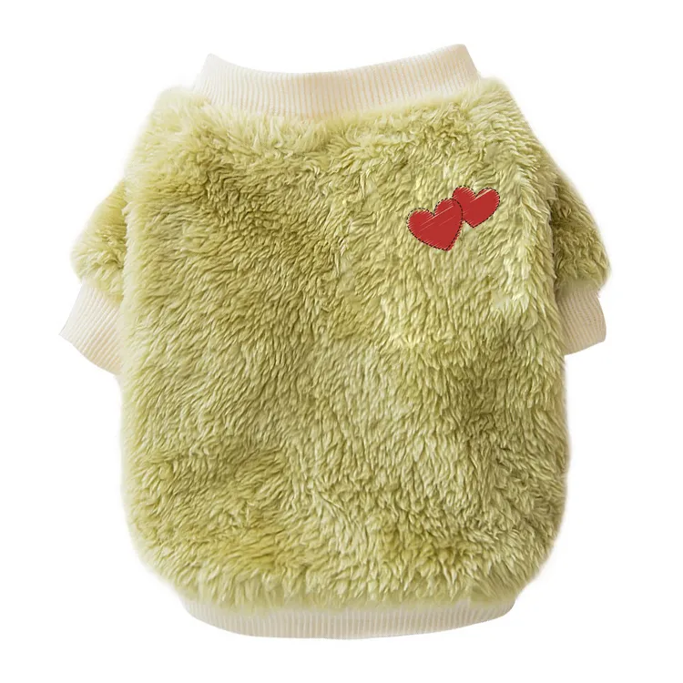 custom-plush-fleece-pet-sweater-yellow