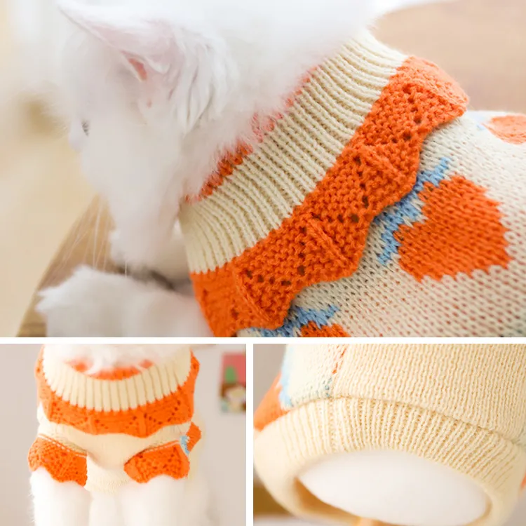 custom-strawberry-print-pet-sweater-knitting-details
