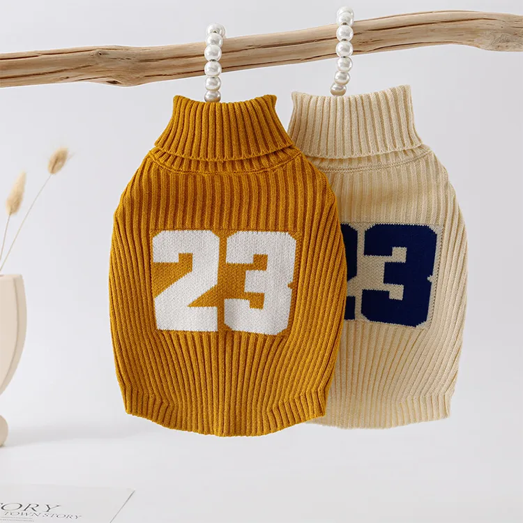 custom-varsity-number-23-pet-sweater-flat-display