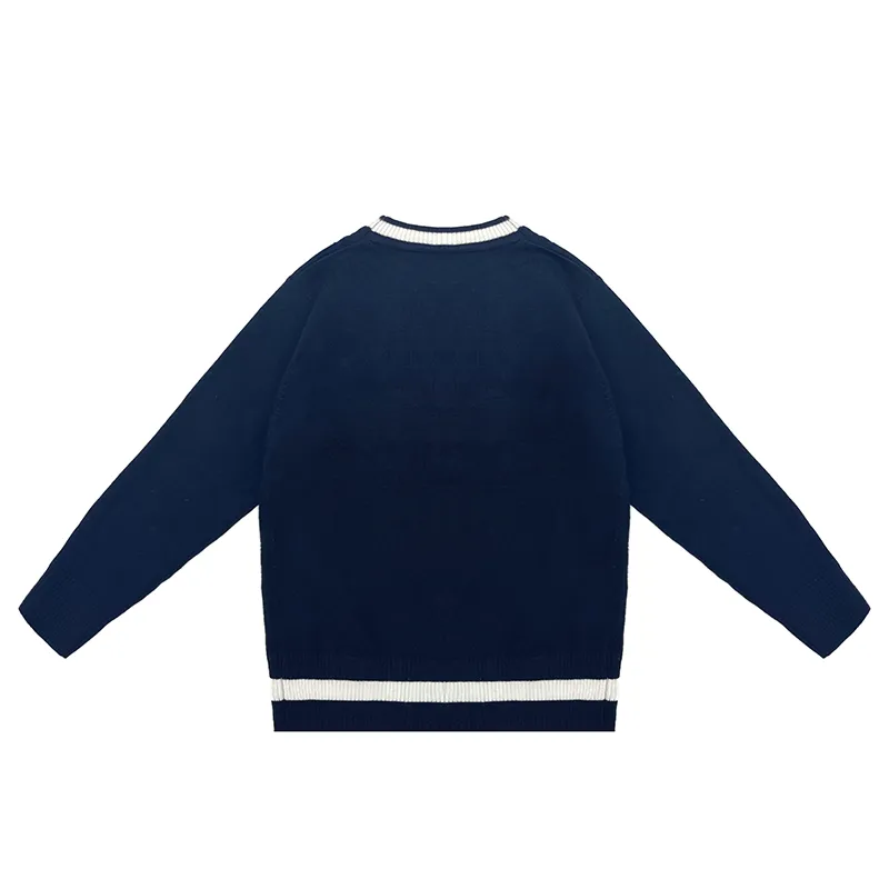 custom-childrens-v-neck-button-cardigan-back