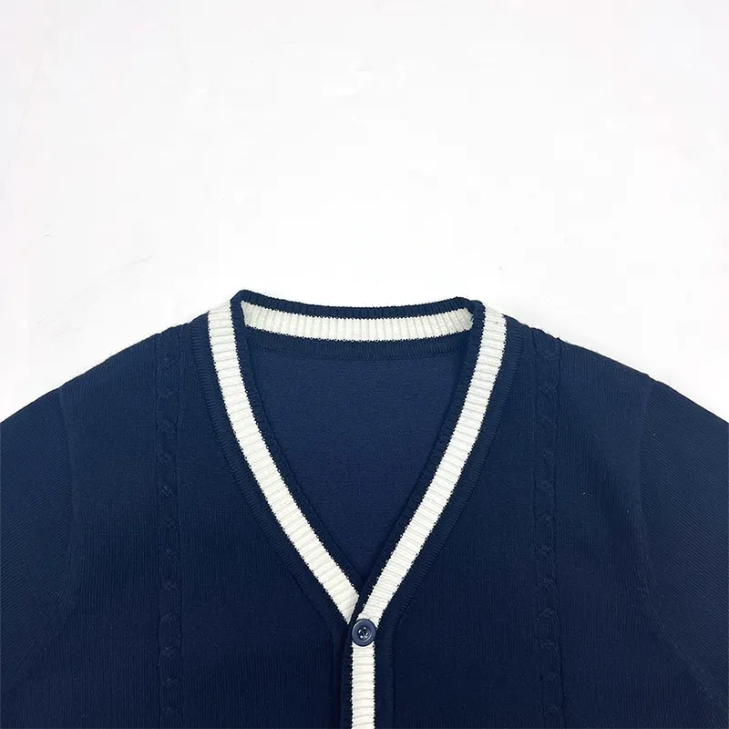 custom-childrens-v-neck-button-cardigan-collar-details