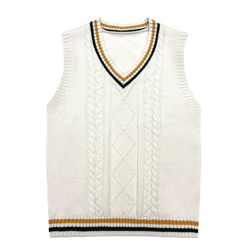 custom-striped-v-neck-sweater-vest-school-uniform-yellow