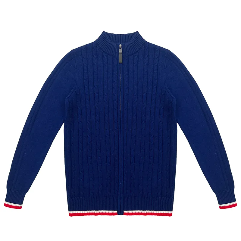 custom-zip-up-cable-knit-cardigan-blue