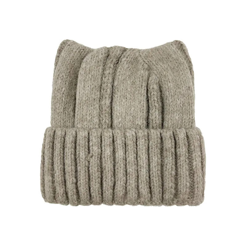 taupe-ribbed-knit-cat-ear-beanie-from-sweater-manufacturer