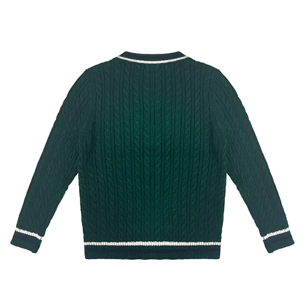 custom-cable-knit-v-neck-school-cardigan-jacket-back