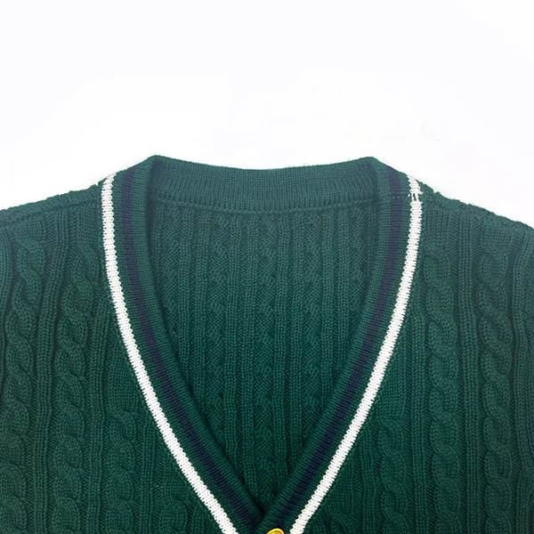 custom-cable-knit-v-neck-school-cardigan-jacket-collar-details