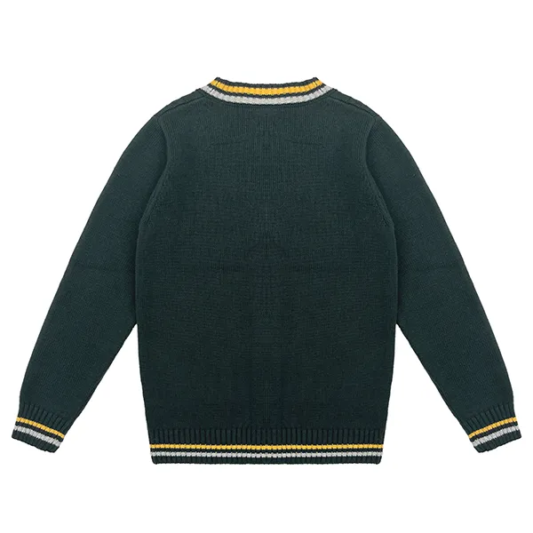custom-cotton-cable-knit-school-cardigan-jacket-back