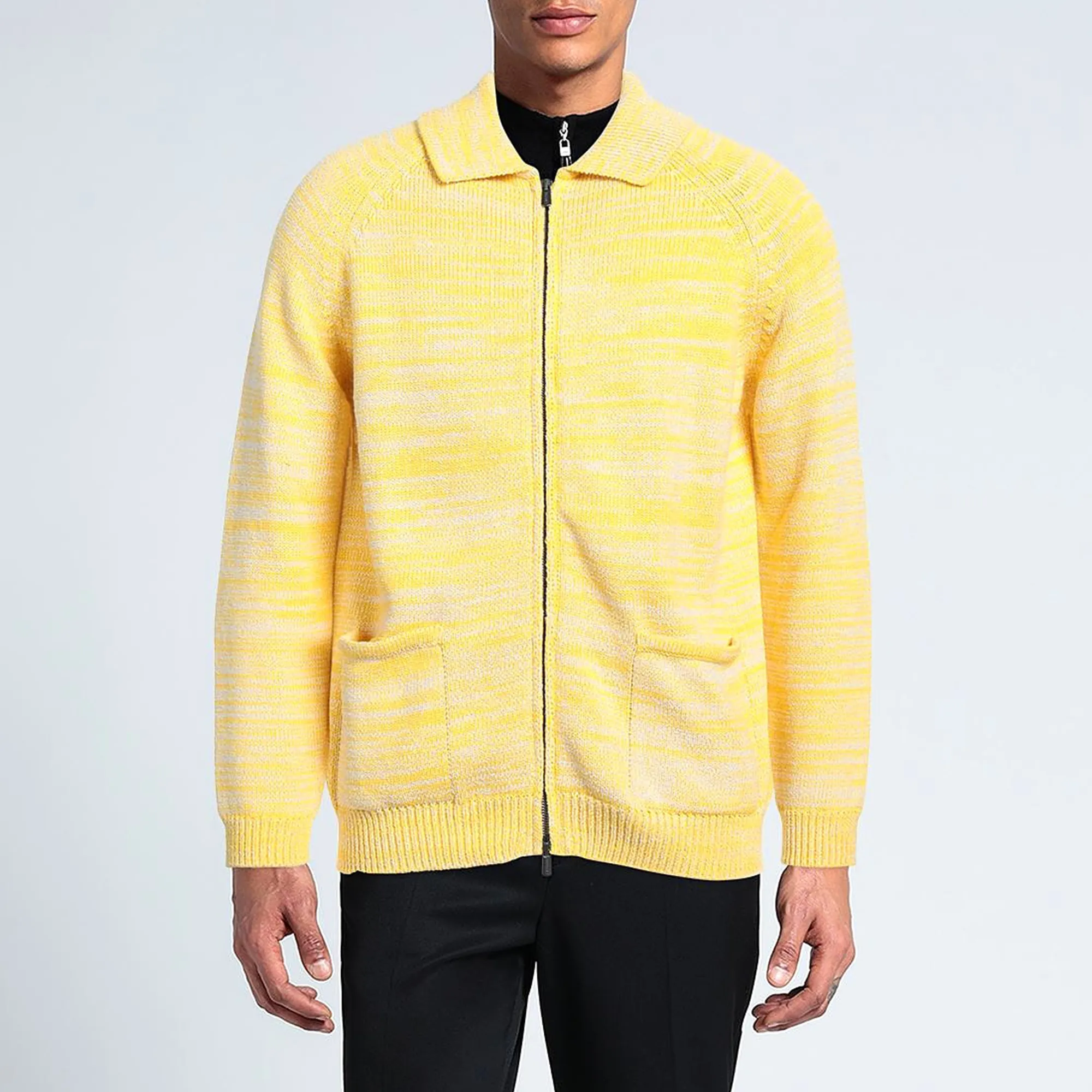 custom-heathered-yarn-zip-up-knit-jacket-front