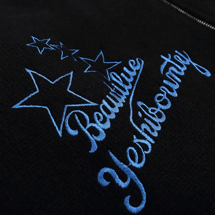 custom-oversized-varsity-knit-zip-up-jacket-knitting-details
