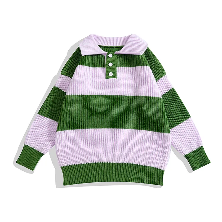 custom-striped-polo-knit-sweater-pink-and-green