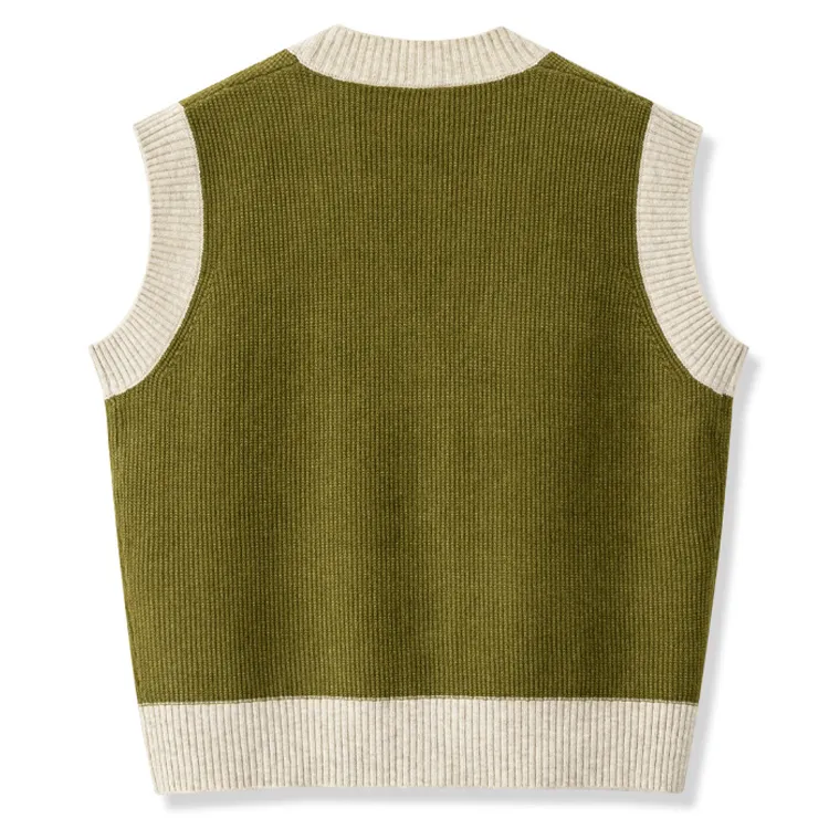 custom-color-blocked-v-neck-cardigan-vest-back