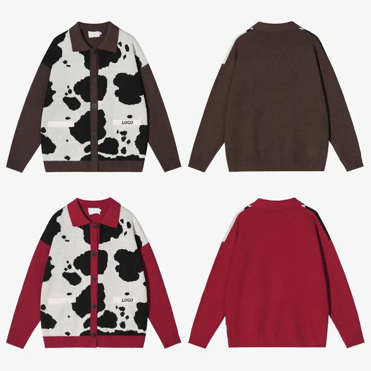custom-oversized-cow-print-cardigan-flat-display