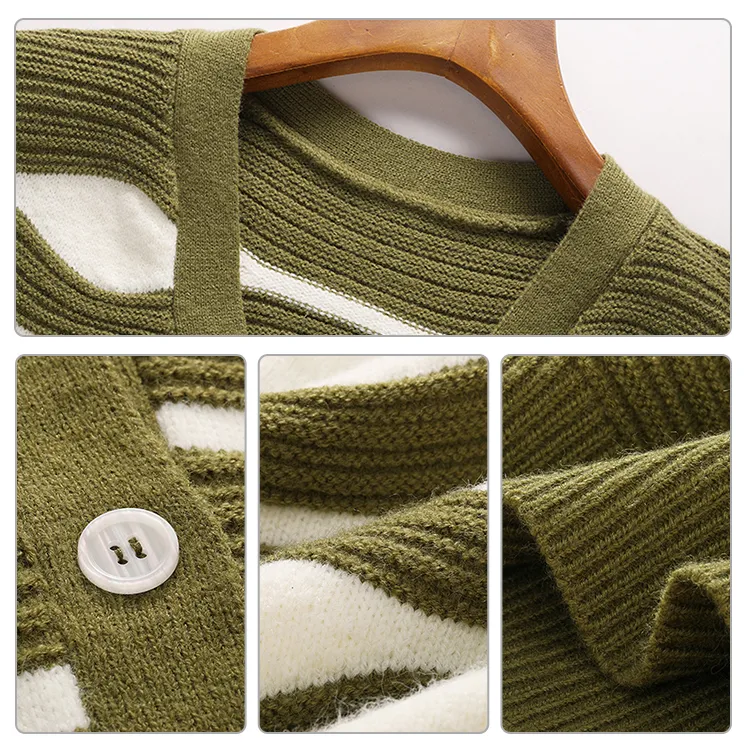 custom-wavy-jacquard-knit-cardigan-v-neck-sweater-knitting-details