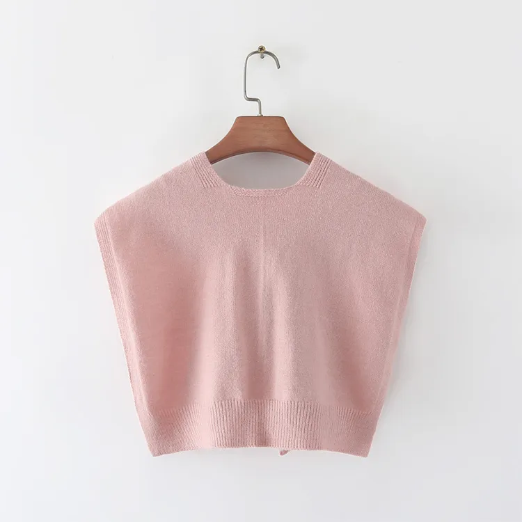 custom-minimalist-knit-poncho-scarf-wrap-back