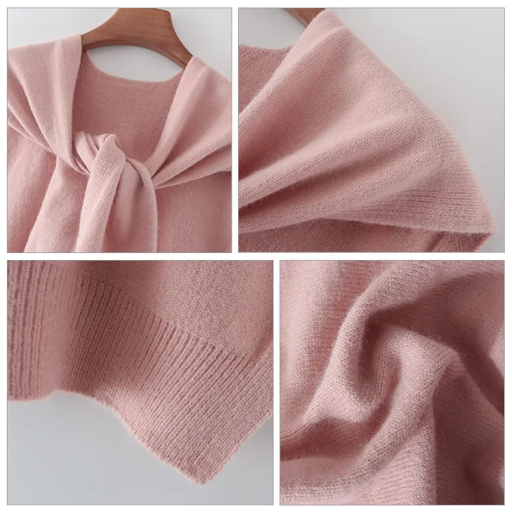 custom-minimalist-knit-poncho-scarf-wrap-knitting-details