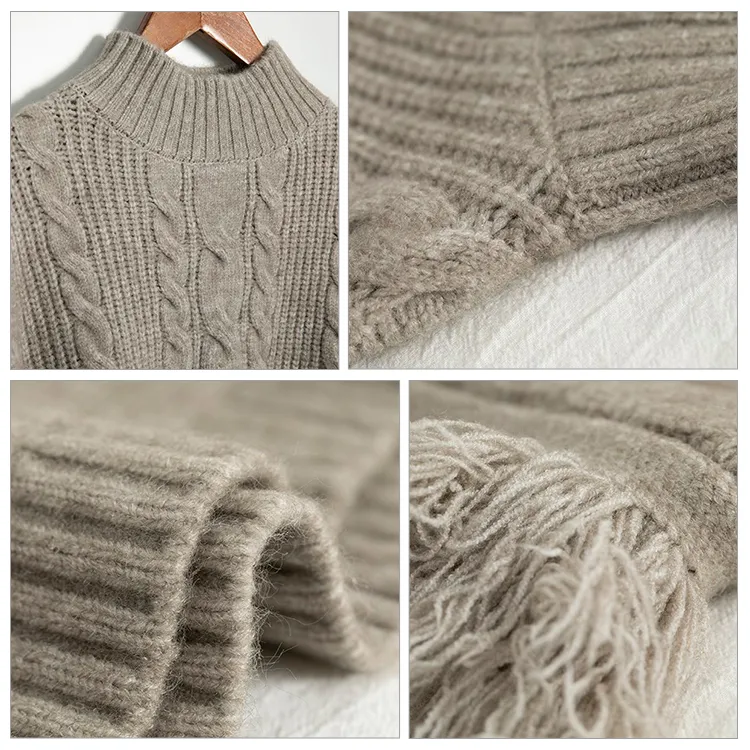 custom-mock-neck-cable-knit-fringe-poncho-knitting-details