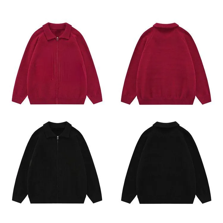 mens heavyweight cotton polo jacket flat details