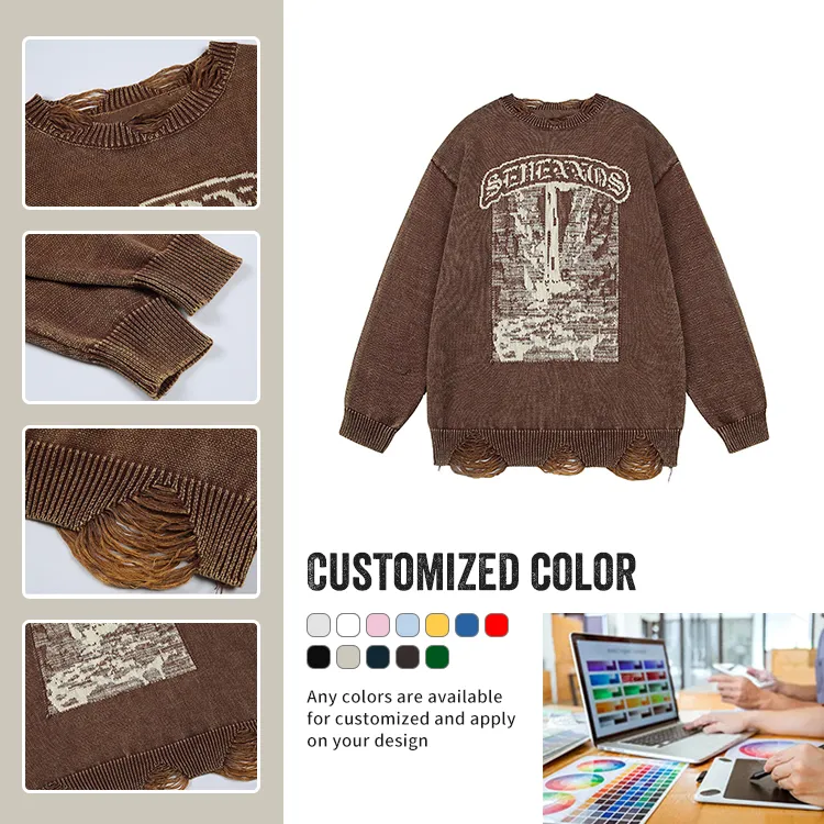 custom-mens-oversized-ripped-jacquard-knit-pullover-sweater