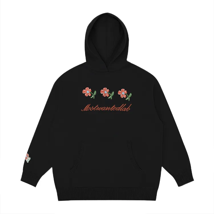 custom-men-s-heavyweight-cotton-knitted-hoodie-black