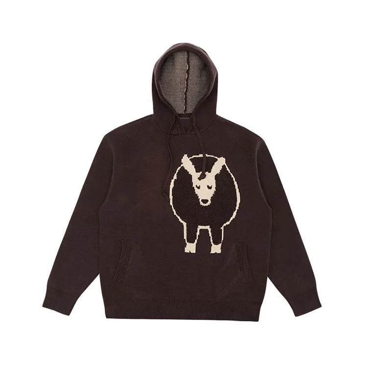 custom-men-s-heavyweight-cotton-knitted-hoodie-dark-brown