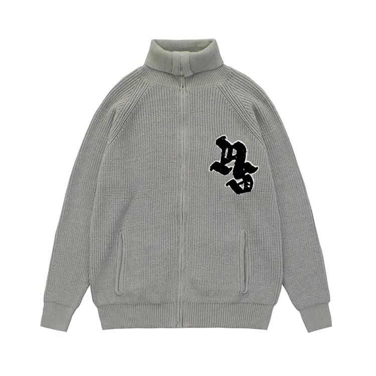 custom-men-s-ribbed-knit-full-zip-jacket-grey