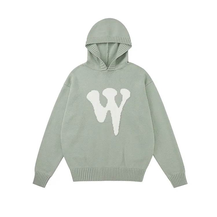 custom-men-s-heavyweight-3d-chenille-letter-knit-hoodie-green
