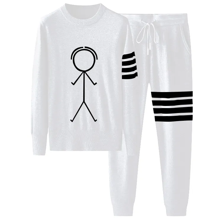 custom-knit-tracksuit-set-striped-preppy-style-white-with-black