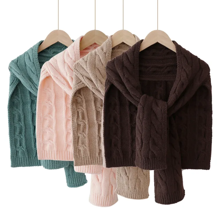 custom-convertible-cable-knit-poncho-scarf-shawl