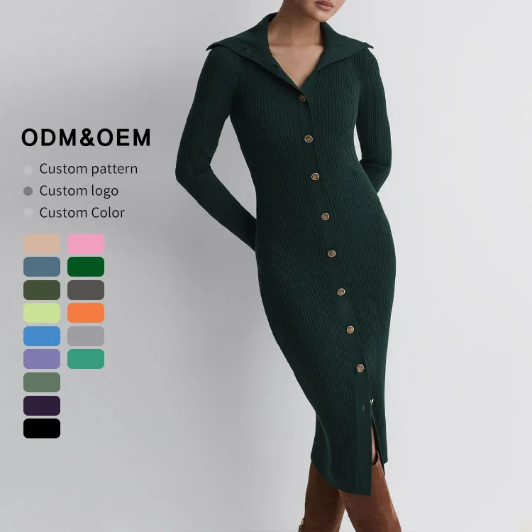custom-ribbed-knit-button-down-midi-dress