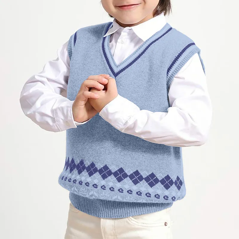 custom-kids-argyle-v-neck-sweater-vest-blue