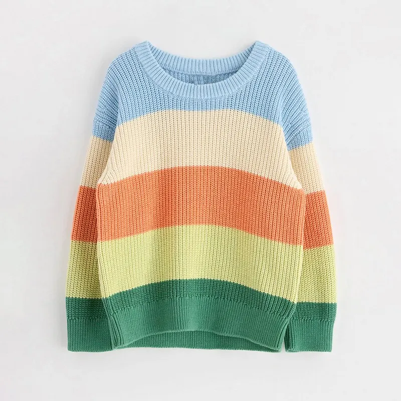 custom-kids-chunky-ribbed-striped-sweater-front