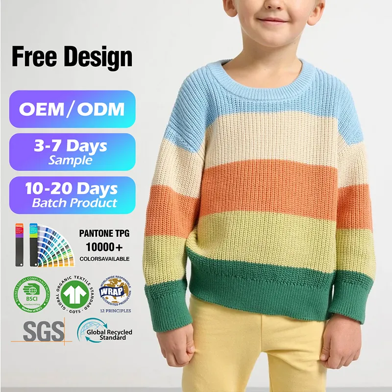 custom-kids-chunky-ribbed-striped-sweater