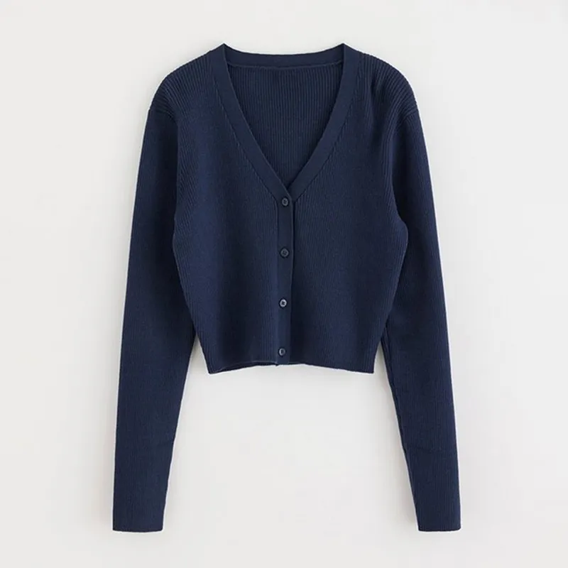 custom-kids-cropped-rib-knit-v-neck-cardigan-front