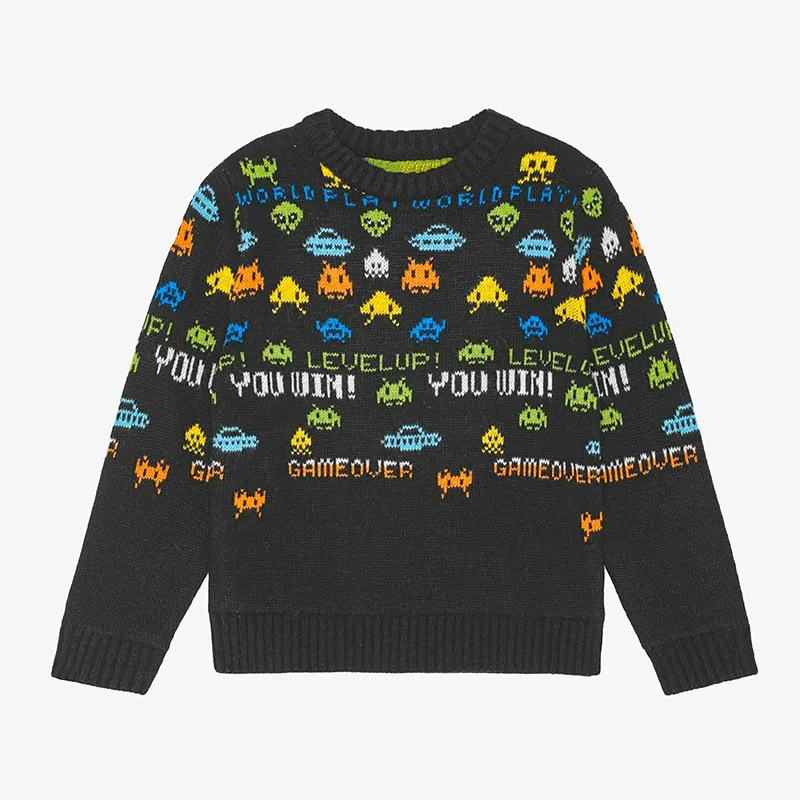 custom-kids-gaming-jacquard-knit-sweater-yellow